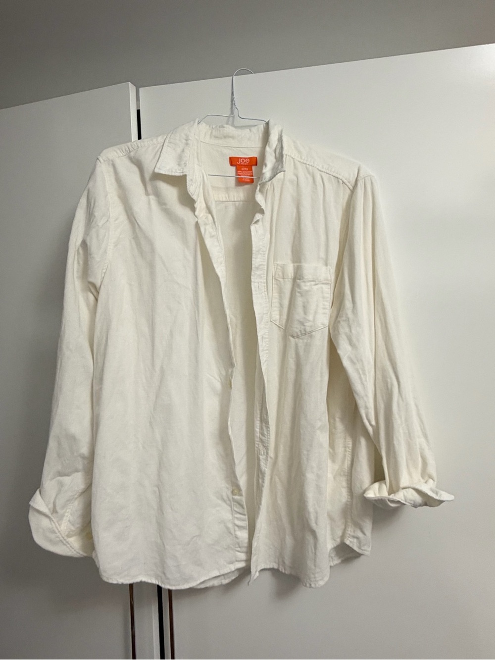 JOE fresh White Long-Sleeve Button-Up Shirt